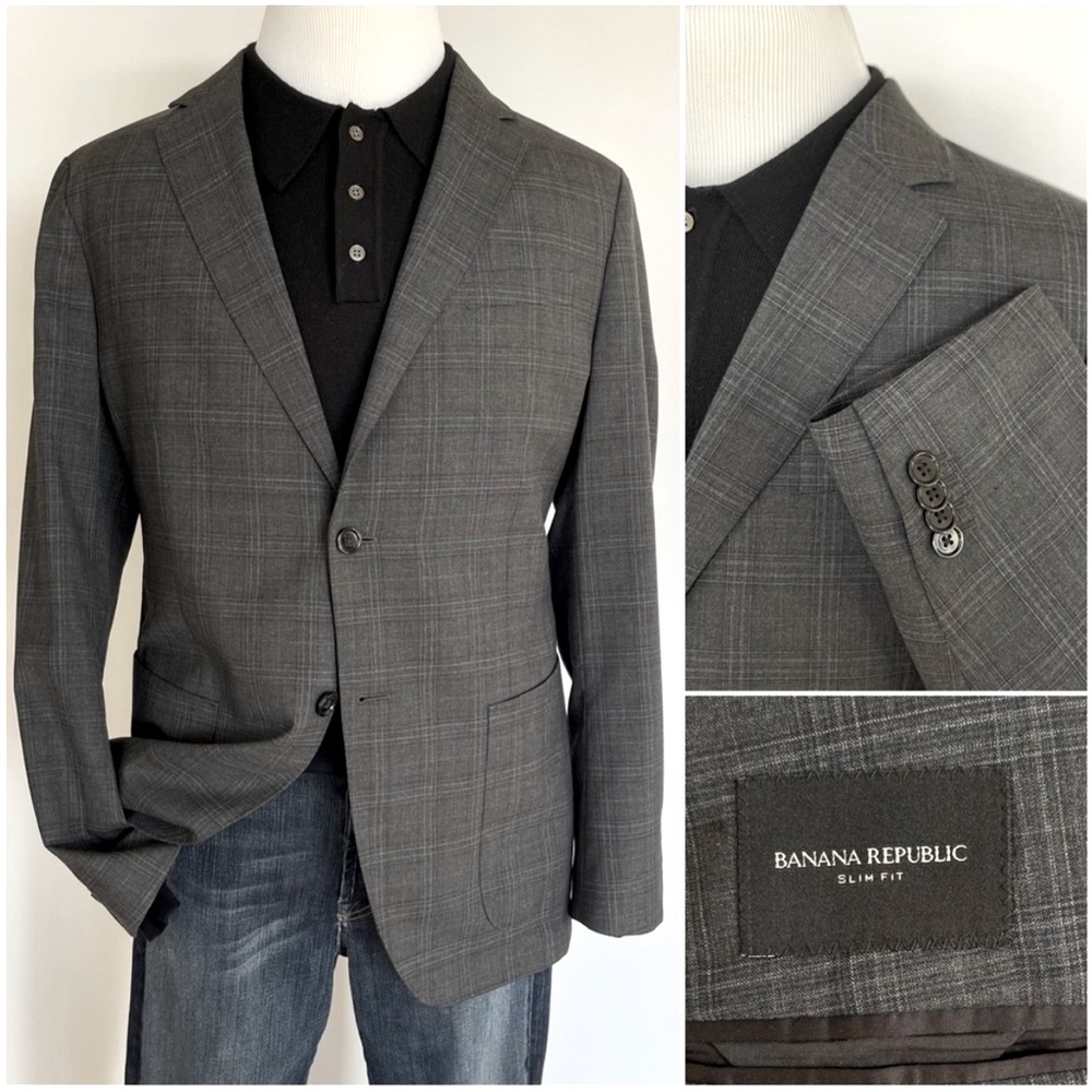 Banana Republic Unstructured Suit Jacket